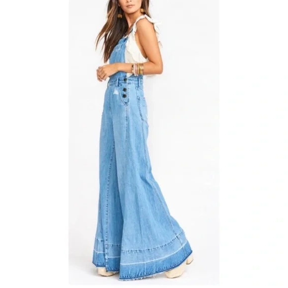 Sold Show Me Your Mumu San Fran Overalls Size XL - Picture 2 of 10